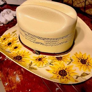 Hand painted Justin hat!